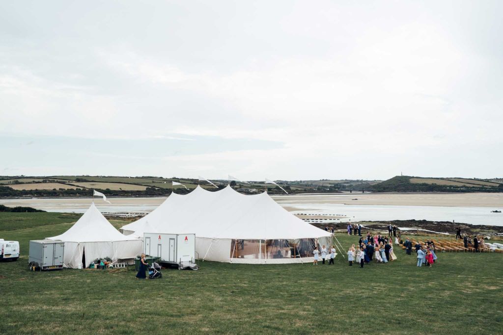 Marquee at Porthilly Farm